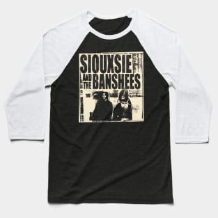 vintage 70s siouxsie and the banshees bootleg Baseball T-Shirt